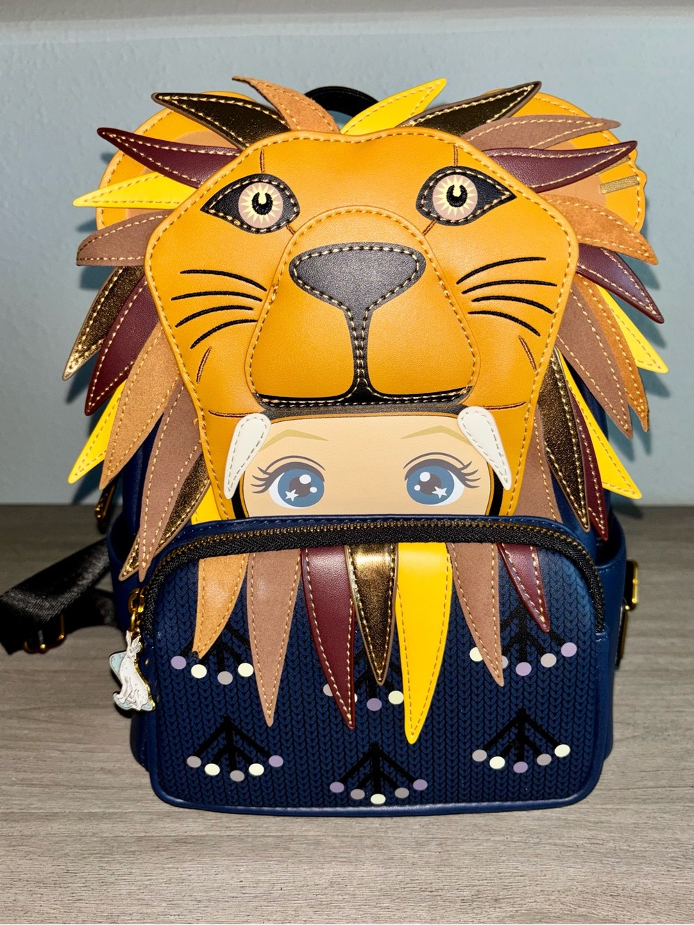LOUNGEFLY RARE Harry Potter Luna Lovegood Lion Cosplay Backpack • NWOT